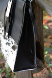 Natural Cowhide tote Black/White
