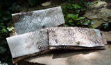 Metallic Brown and White Cowhide Clutch