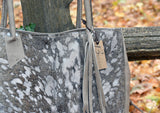 Metallic Cowhide Totes