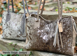 Metallic Cowhide Totes