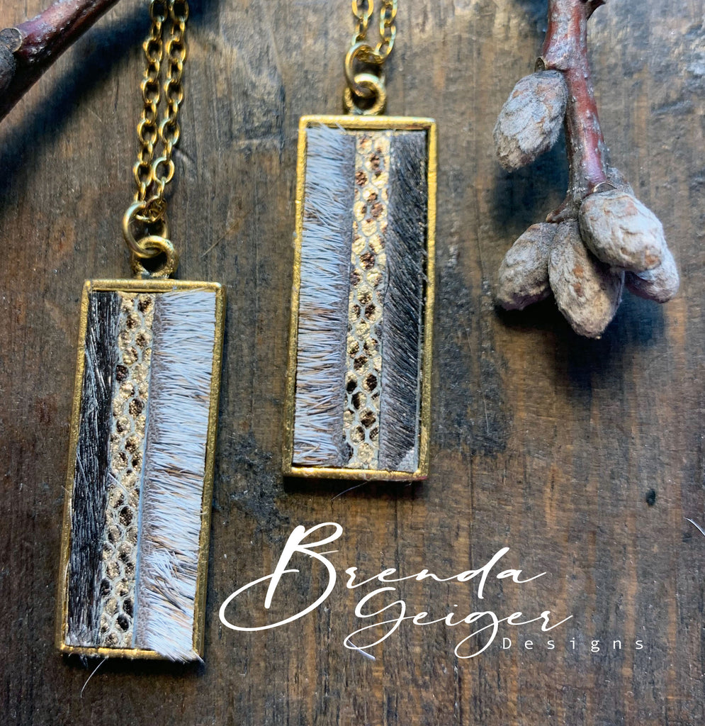 Rectangle Bezel pendants group #3