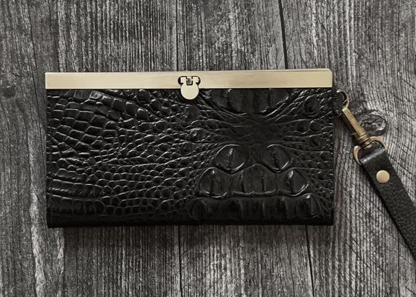 lv crocodile wallet