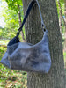 Slouchy Hobo style purse - Charcoal