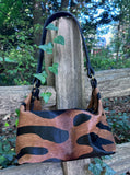 Slouchy Hobo Style Purse - Stamped Cowhide