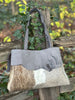 Cowhide Tote Camel/Grey