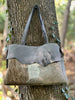 Cowhide Tote Camel/Grey