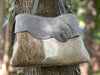 Cowhide Tote Camel/Grey