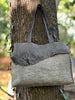 Cowhide tote - Camel/Grey