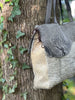 Cowhide tote - Camel/Grey