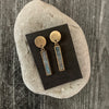 Modern Rectangle Drop Earrings