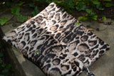 Snow Leopard Print Clutch