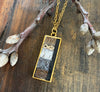 Rectangle bezel pendant group #2