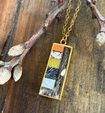 Rectangle bezel pendant group #2