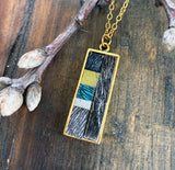 Rectangle bezel pendant group #2