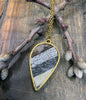 Inverted Teardrop Pendant Necklace