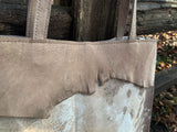 Leather Tote-Distressed Leather #1