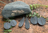 Modern Leather Earrings